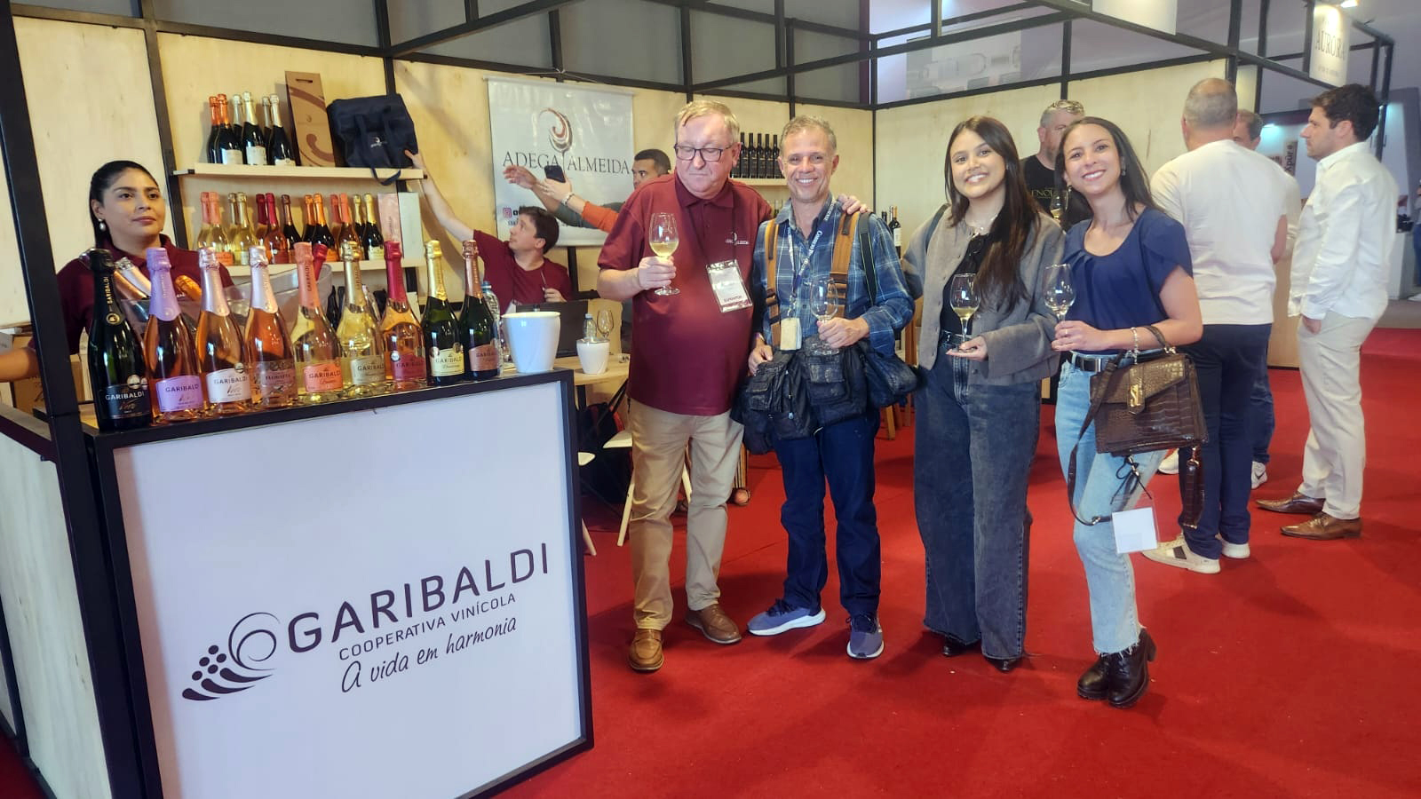 Cooperativa Vinícola Garibaldi participou da Expovitis / Divulgação Cooperativa Vinícola Garibaldi participou da Expovitis / Divulgação