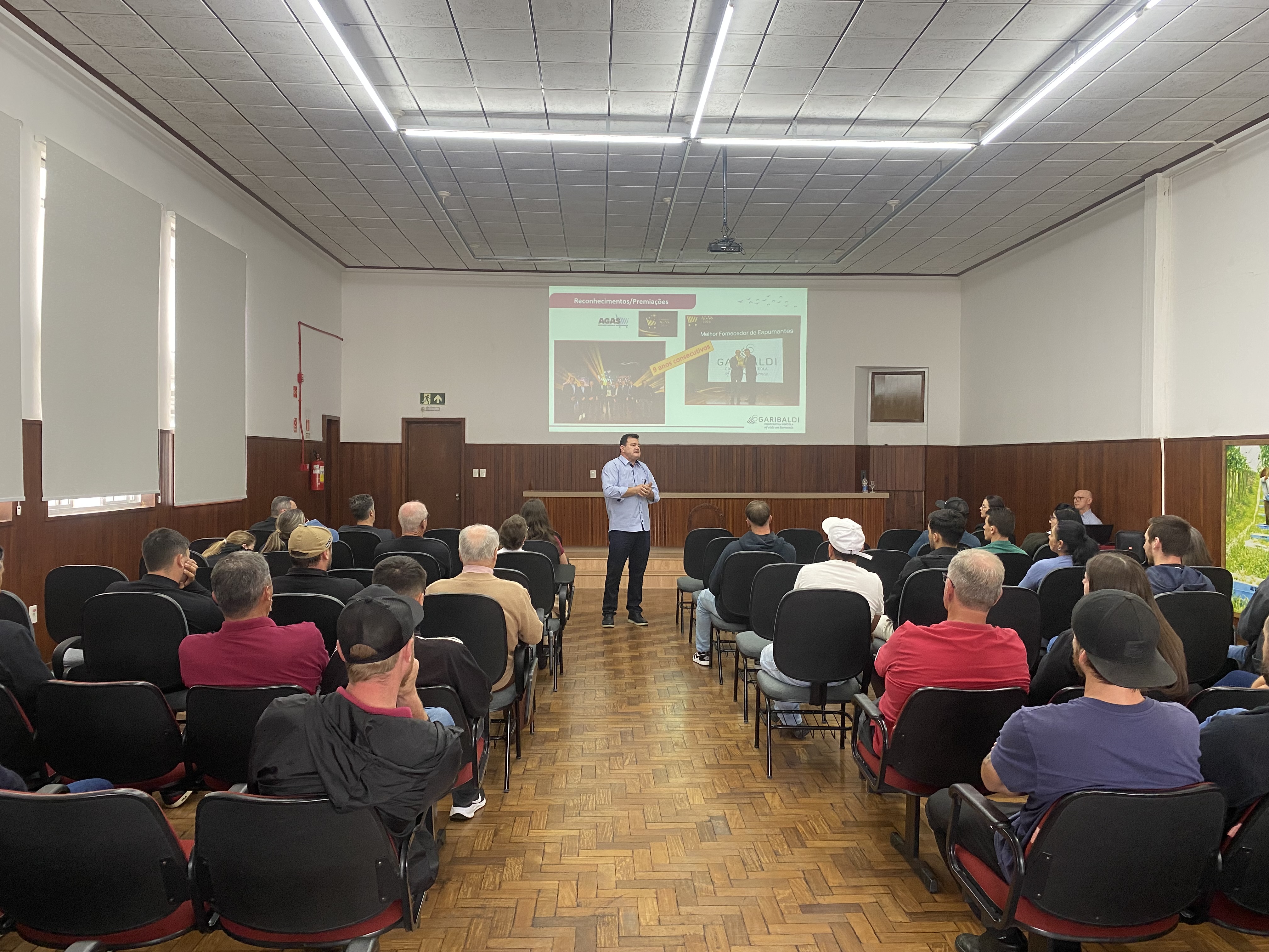 Encontro integrou novos cooperados da Cooperativa Vinícola Garibaldi - Crédito: Exata Comunicação, Mateus Resemini