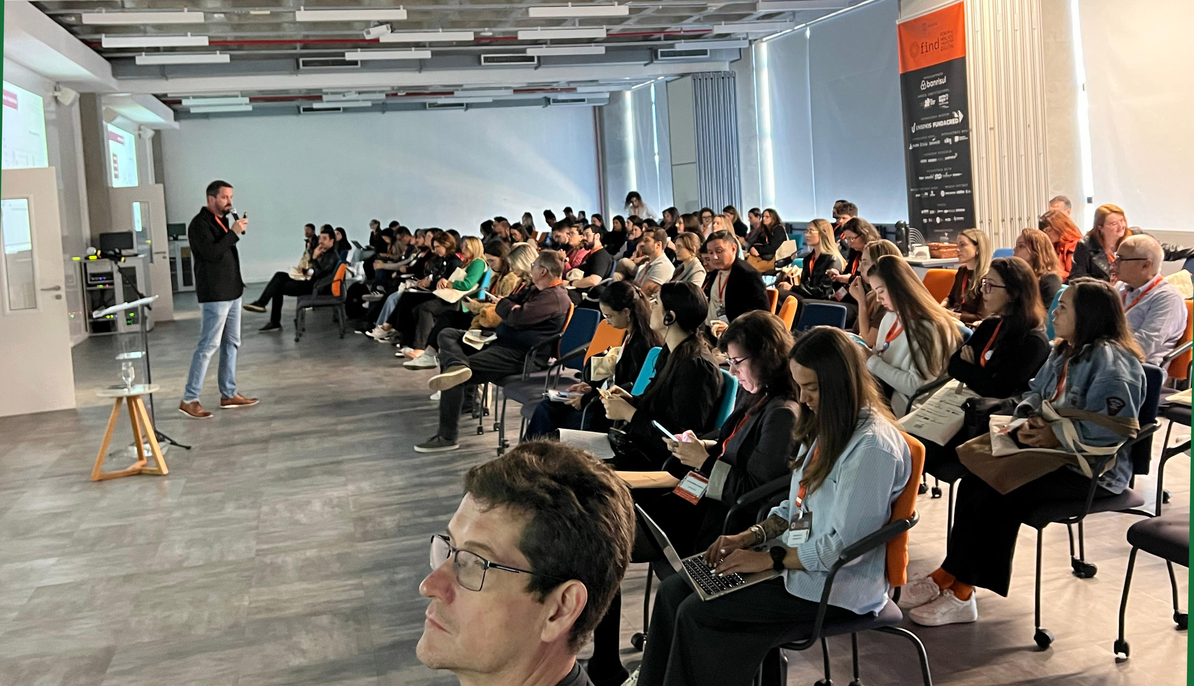 Cooperativa Vinícola Garibaldi apresentou seu case no Fórum do Mercado e Indústria Digital. Crédito: Exata Comunicação, Viviane Somacal Cooperativa Vinícola Garibaldi apresentou seu case no Fórum do Mercado e Indústria Digital. Crédito: Exata Comunicação, Viviane Somacal