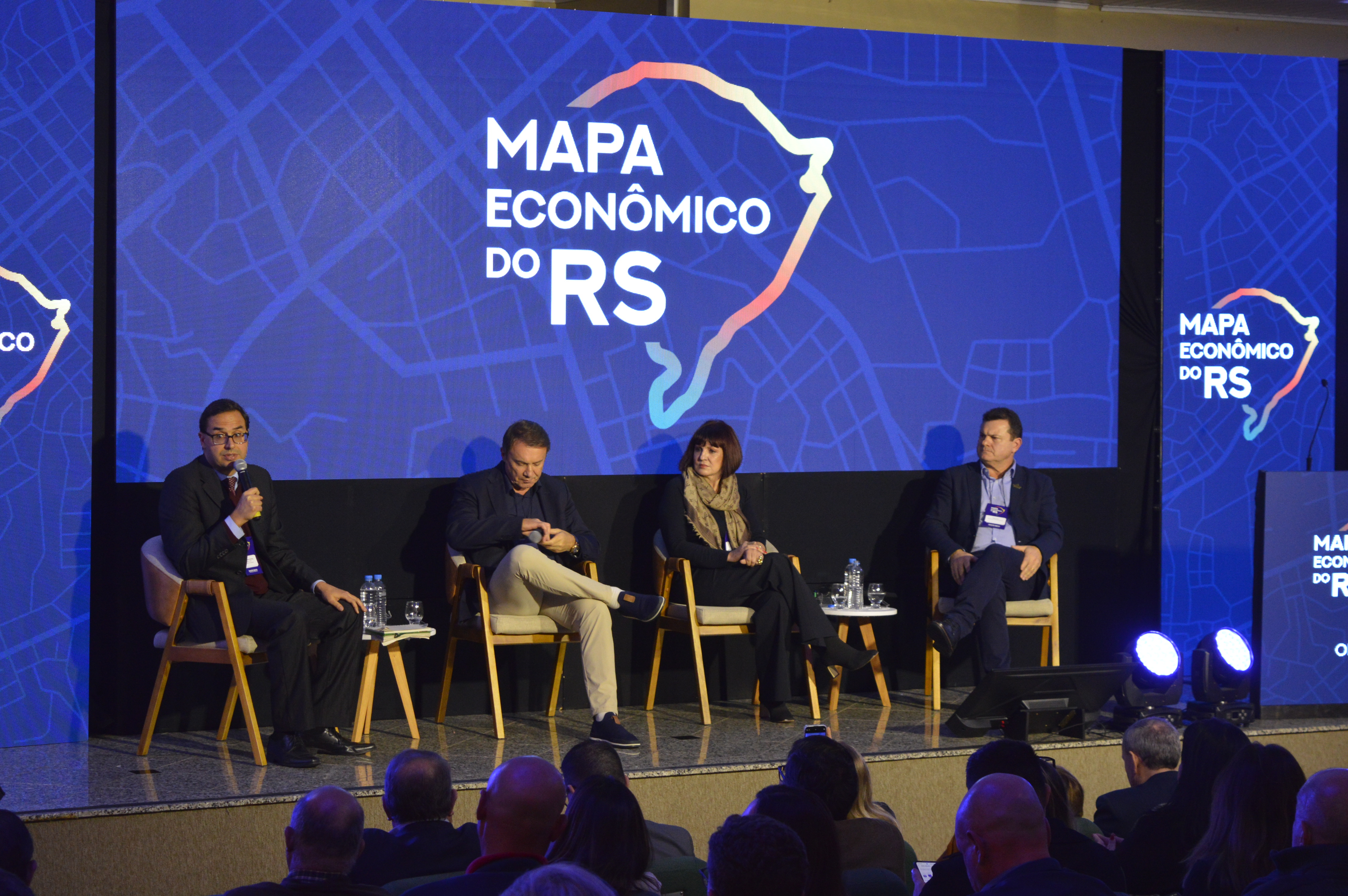 Oscar Ló, presidente da Cooperativa Vinícola Garibaldi, participou do painél 'Mapa Econômico do RS' - Crédito: Exata Comunicação, Tiago Garziera